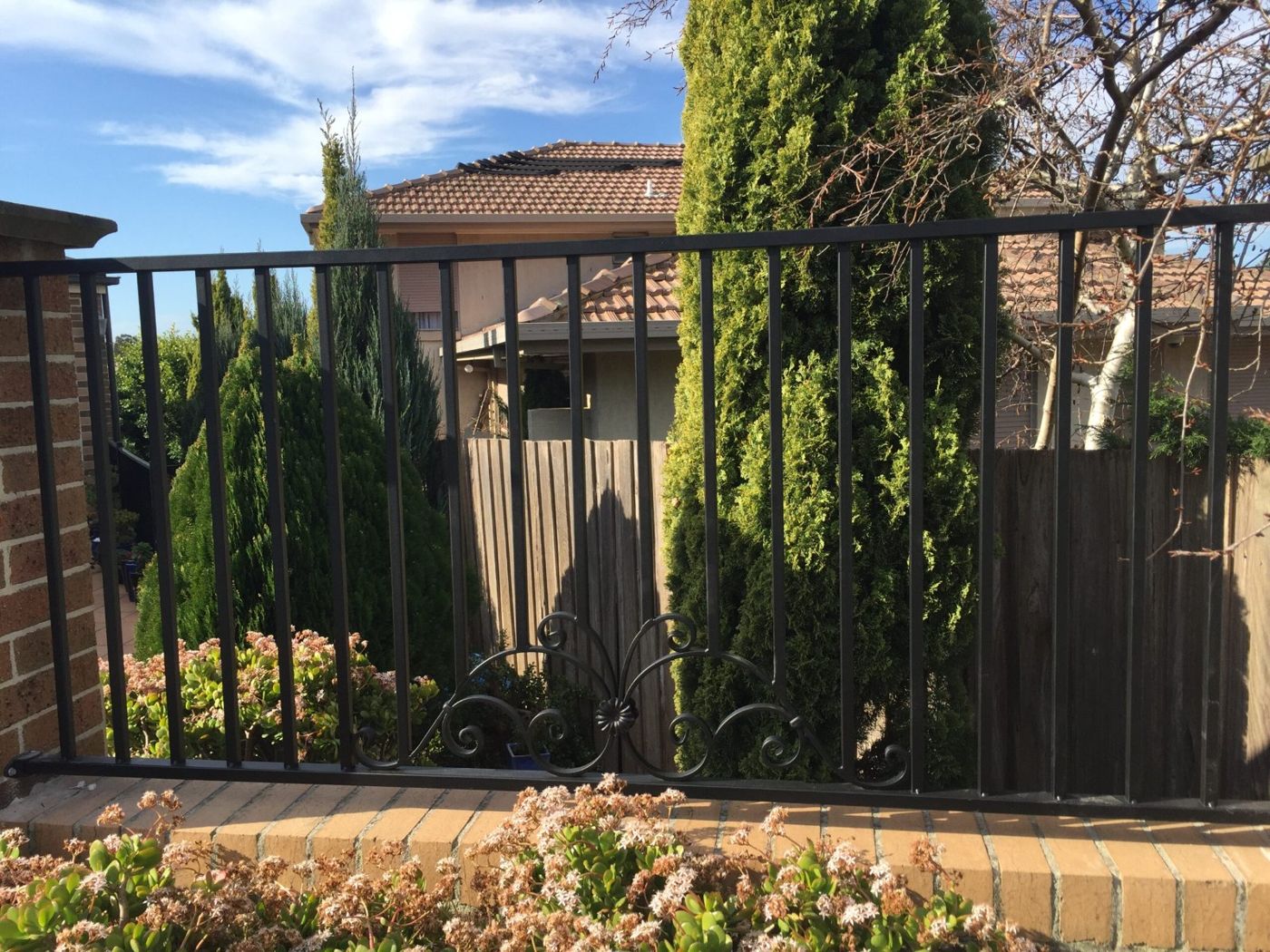Fencing project in Melbourne’s East by Adonai Steel