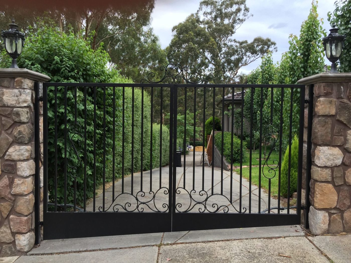 Ornamental steel gate, Melbourne&rsquo;s East
